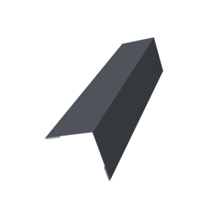 Угол внешний 70х70 0,5 PurLite Matt RAL 7024 мокрый асфальт (3м)