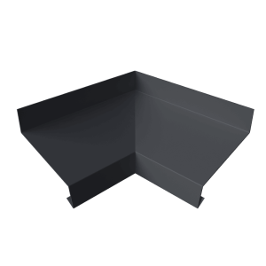 Угол отлива внутренний 50 0,4 PE-Double с пленкой RAL 7024 мокрый асфальт