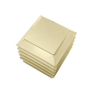 Дымник на трубу Модерн 390х390мм RAL 1014 Слоновая кость