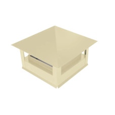 Дымник на трубу Стандарт 510х510мм RAL 1014 Слоновая кость