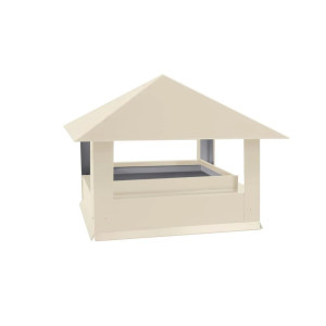 Дымник на трубу Стандарт 390х520мм RAL 1015 Светлая слоновая кость