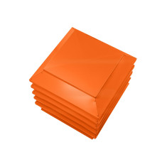 Дымник на трубу Модерн 390х390мм RAL 2004 Оранжевый