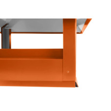 Дымник на трубу Стандарт 510х510мм RAL 2004 Оранжевый