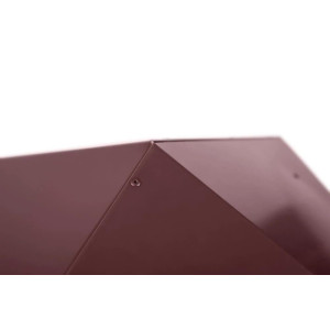 Дымник на трубу Классика 510х510мм RAL 3005 Красное Вино