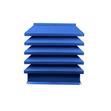 Дымник на трубу Модерн 390х390мм RAL 5005 Сигнальный синий