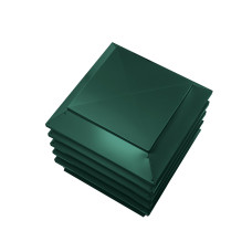 Дымник на трубу Модерн 390х390мм RAL 6005 Зеленый мох