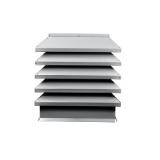 Дымник на трубу Модерн 390х390мм RAL 7004 Сигнальный серый