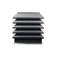 Дымник на трубу Модерн 390х390мм RAL 7024 Серый графит