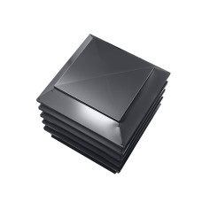 Дымник на трубу Модерн 390х390мм RAL 7024 Серый графит