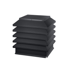 Дымник на трубу Модерн 390х390мм RAL 7024 МАТОВЫЙ Серый графит