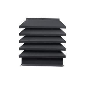 Дымник на трубу Модерн 390х520мм RAL 7024 МАТОВЫЙ Серый графит