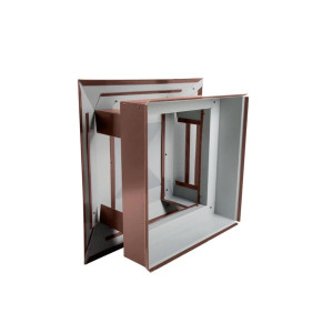 Дымник на трубу Классика 390х520мм RAL 8004 Терракот