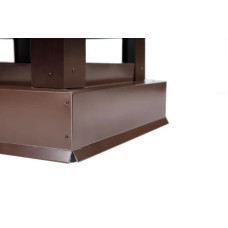 Дымник на трубу Классика 510х510мм RAL 8017 Шоколадно коричневый