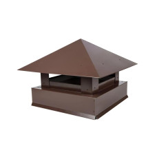 Дымник на трубу Классика 510х510мм RAL 8017 Шоколадно коричневый