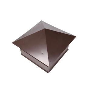 Дымник на трубу Классика 510х510мм RAL 8017 Шоколадно коричневый
