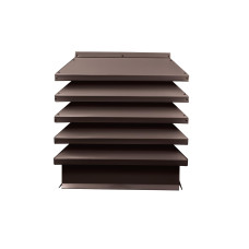 Дымник на трубу Модерн 390х390мм RAL 8017 Шоколадно коричневый