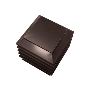 Дымник на трубу Модерн 390х390мм RAL 8017 Шоколадно коричневый