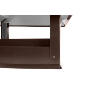 Дымник на трубу Стандарт 520х520мм RAL 8017 Шоколадно коричневый