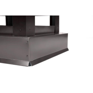 Дымник на трубу Классика 390х390мм RAL 8019 Темно коричневый