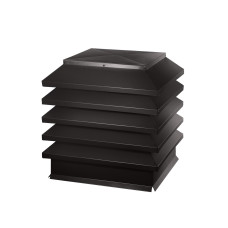 Дымник на трубу Модерн 390х390мм RAL 8019 Темно коричневый