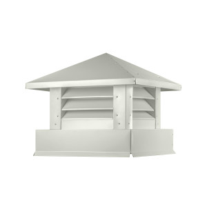 Дымник на трубу Аэро 390х520мм RAL 9002 Серо-белый