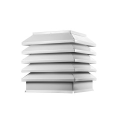 Дымник на трубу Модерн 390х390мм RAL 9003 Белый