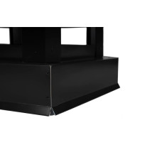 Дымник на трубу Классика 510х510мм RAL 9005 Черный