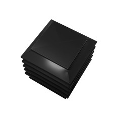 Дымник на трубу Модерн 390х390мм RAL 9005 Черный