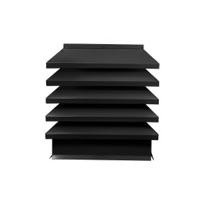 Дымник на трубу Модерн 390х520мм RAL 9005 МАТОВЫЙ Черный