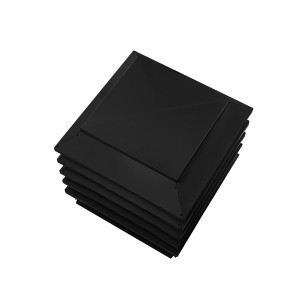 Дымник на трубу Модерн 390х520мм RAL 9005 МАТОВЫЙ Черный