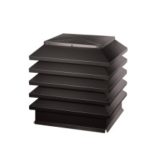 Дымник на трубу Модерн 390х390мм RR 32 Темный шоколад