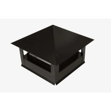 Дымник на трубу Стандарт 390х390мм RR 32 Темный шоколад