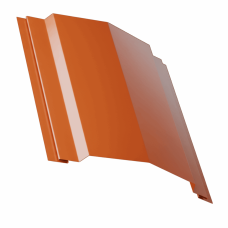 Планка конька для сэндвич панелей 0,45 PE RAL 2004 оранжевый