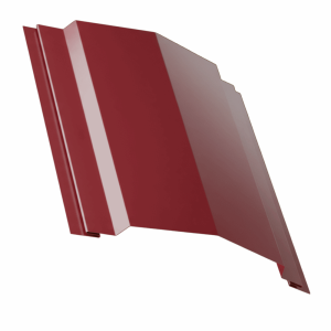 Планка конька для сэндвич панелей 0,45 PE RAL 3005 красное вино