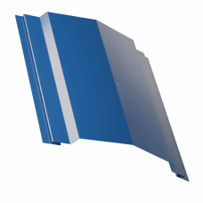 Планка конька для сэндвич панелей 0,45 PE RAL 5005 сигнальный синий