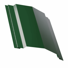 Планка конька для сэндвич панелей 0,45 PE RAL 6005 зеленый мох