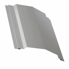 Планка конька для сэндвич панелей 0,45 PE RAL 7004 сигнальный серый
