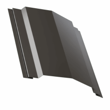 Планка конька для сэндвич панелей 0,45 PE RAL 7024 мокрый асфальт