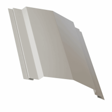Планка конька для сэндвич панелей 0,45 PE RAL 7035 светло-серый