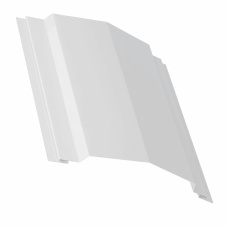 Планка конька для сэндвич панелей 0,45 PE RAL 9003 сигнальный белый