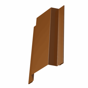 Нащельник для сэндвич панелей 0,45 PE RAL 8017 шоколад