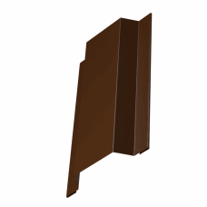 Нащельник для сэндвич панелей 0,45 PE RAL 8019 серо-коричневый