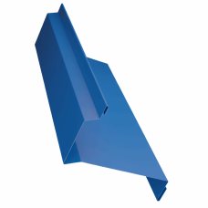 Планка обрамления окна для сэндвич панелей 0,45 PE RAL 5005 сигнальный синий