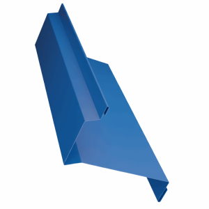 Планка обрамления окна для сэндвич панелей 0,45 PE RAL 5005 сигнальный синий