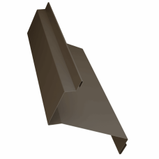 Планка обрамления окна для сэндвич панелей 0,45 PE RAL 8019 серо-коричневый