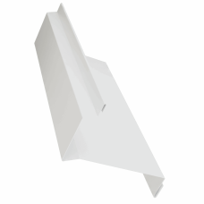 Планка обрамления окна для сэндвич панелей 0,45 PE RAL 9003 сигнальный белый