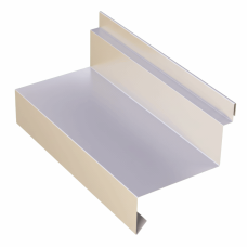 Планка отлива цокольного для сэндвич панелей 0,45 PE RAL 7004 сигнальный серый