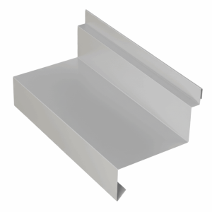 Планка отлива цокольного для сэндвич панелей 0,45 PE RAL 9002 серо-белый