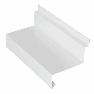 Планка отлива цокольного для сэндвич панелей 0,45 PE RAL 9003 сигнальный белый