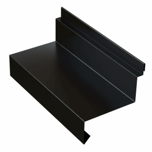 Планка отлива цокольного для сэндвич панелей 0,45 PE RAL 9005 черный
